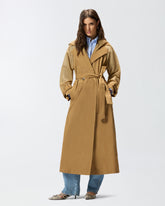Trench con inserti trasparenti - | Pinko