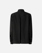 Stretch overshirt with pockets - | Pinko