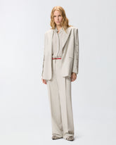 Giacca fluida con spacchi - | Pinko