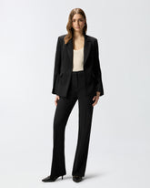 Pantaloni con piega stirata - | Pinko