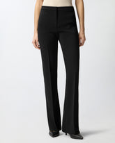 Pantaloni con piega stirata - | Pinko