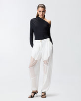 Body con scollo asimmetrico - | Pinko