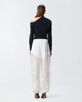 Body con scollo asimmetrico - | Pinko