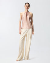 Top in satin with halterneck - | Pinko