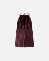 Top in satin with halterneck - | Pinko