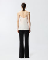 Top lingerie con pizzo - Grigio | Pinko