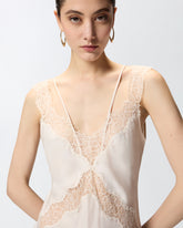 Top lingerie con pizzo - Grigio | Pinko