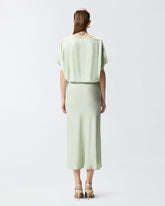 Midi dress with lace details - | Pinko