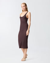 Abito midi aderente con spallina gioiello - | Pinko