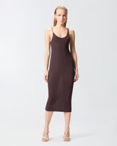 Abito midi aderente con spallina gioiello - | Pinko