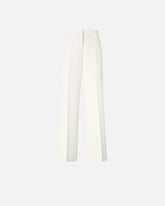 Pantaloni in tela con piega stirata - | Pinko