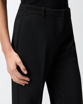 Pantaloni in tela con piega stirata - | Pinko