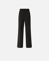 Pantaloni in tela con piega stirata - | Pinko
