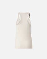 Sleeveless top with chain - | Pinko