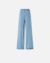 Jeans in denim con occhielli - | Pinko