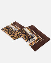 Foulard con stampa leopardata - | Pinko