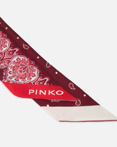Foulard sottile con stampa paisley floreale - | Pinko