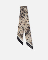 Foulard sottile con stampa snake - | Pinko