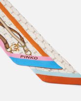 Foulard sottile con stampa multicolor - | Pinko