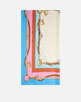 Scarf with multicoloured print - | Pinko
