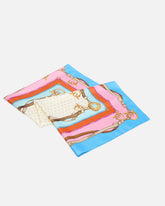 Scarf with multicoloured print - | Pinko