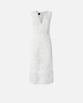 Abito midi senza maniche in pizzo - | Pinko