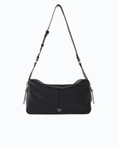 Borsa a spalla media Keeper Bag in pelle new biker - | Pinko
