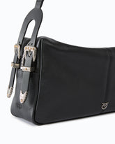 Borsa a spalla media Keeper Bag in pelle new biker - | Pinko