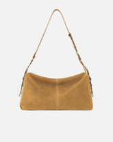 Borsa a spalla grande Keeper Bag in suede - | Pinko