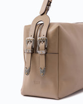 Bolso de hombro grande Keeper Bag de piel new biker - | Pinko