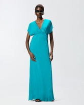 Vestito lungo stile impero - | Pinko