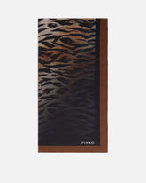 Foulard con stampa tigrata - | Pinko