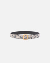 Cintura con stampa pitone 4 cm - | Pinko