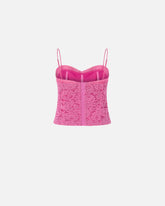 Top bustier in pizzo - | Pinko