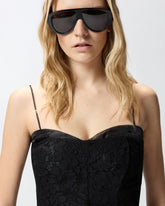 Lace bustier top - | Pinko