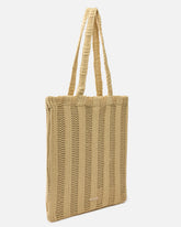 Średnia shopperka Easy Tote Bag z rafii - | Pinko