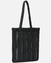 Borsa shopper media Easy Tote Bag in rafia - | Pinko