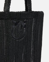 Τσάντα shopper μεσαίου μεγέθους Easy Tote Bag από rafia - | Pinko