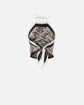 Top de plage à imprimé serpent - | Pinko