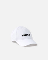 Cappellino con visiera e logo ricamato - | Pinko
