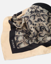 Cappello baseball con foulard animalier - | Pinko