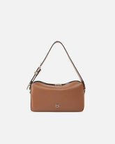 Sac Boston à bandoulière moyen en cuir new biker - | Pinko