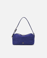 Medium crossbody bowler bag in crocodile-print leather - | Pinko