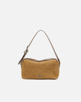 Borsa bauletto a tracolla media in pelle stampa coccodrillo - | Pinko