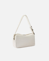 Medium crossbody bowler bag in crocodile-print leather - | Pinko