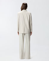 Blazer fluido con spacco posteriore - | Pinko