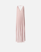 Langes Plisseekleid mit Schlitz - | Pinko