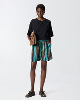 T-shirt cropped à broderie Love Birds - | Pinko