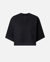 T-shirt cropped à broderie Love Birds - | Pinko