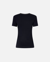 T-shirt en maille côtelée avec broderie Love Birds - | Pinko